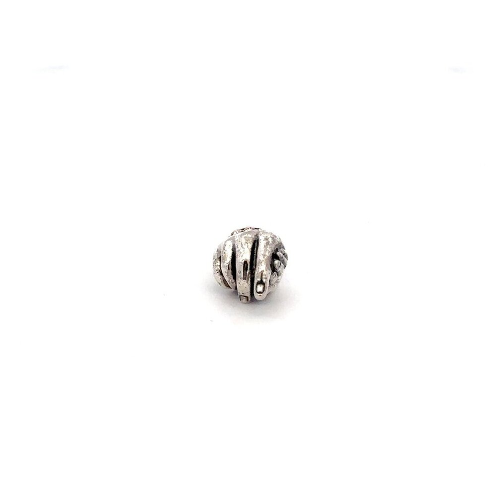 925 Sterling Silver Charm Bead Hands Oxidized For Charm Bracelet Necklace - Picture 6 of 9